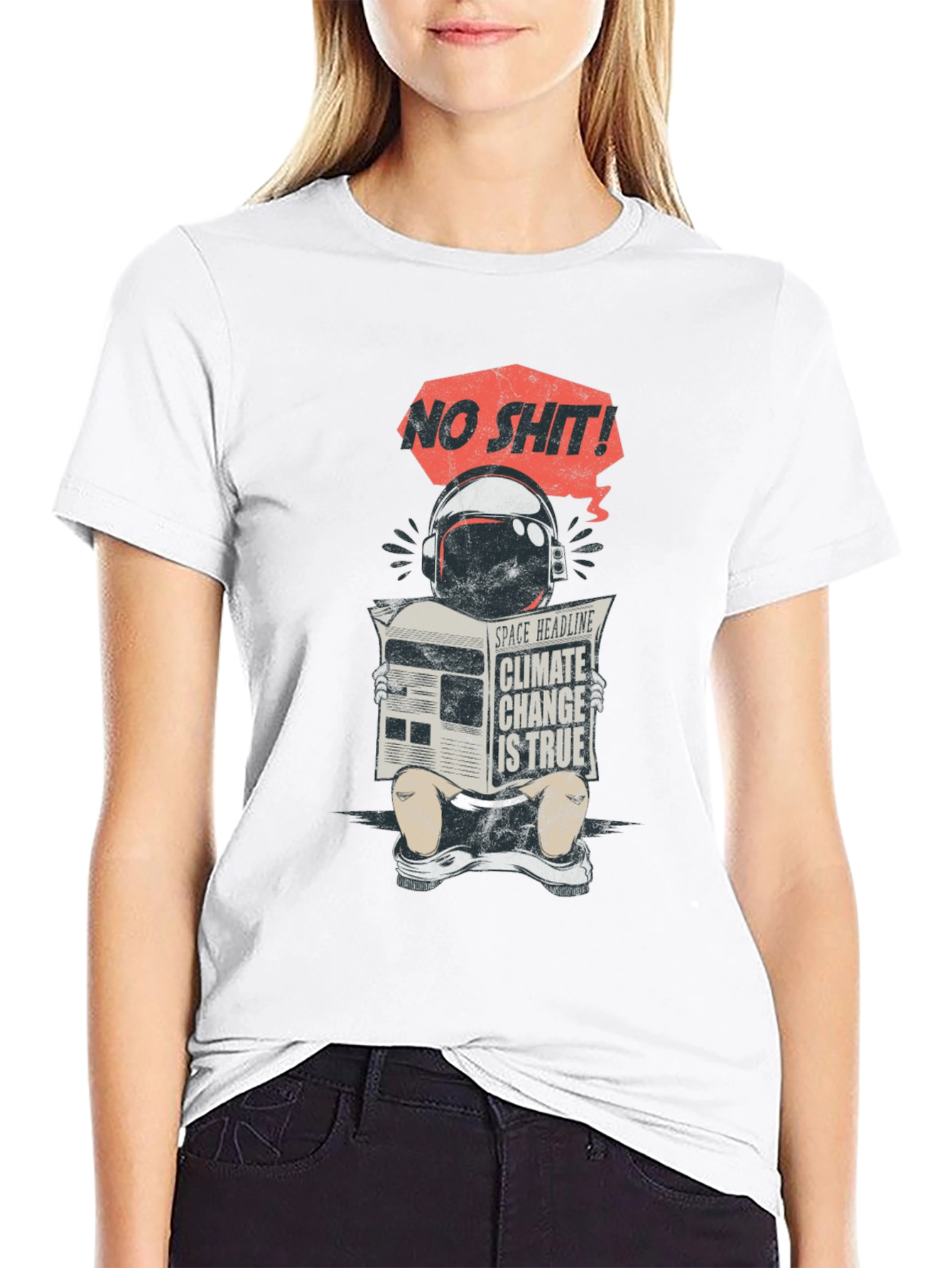 Climate Change Astronaut T-Shirt
