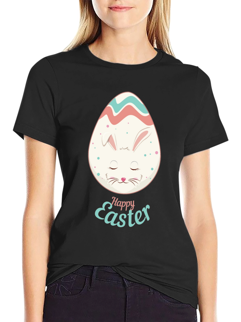Happy Easter Bunny Egg Graphic Tee