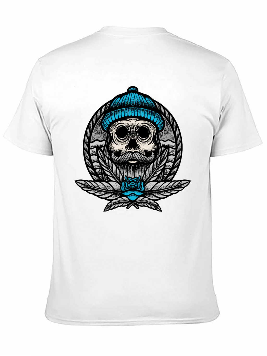 Skull with Beanie Graphic Tee