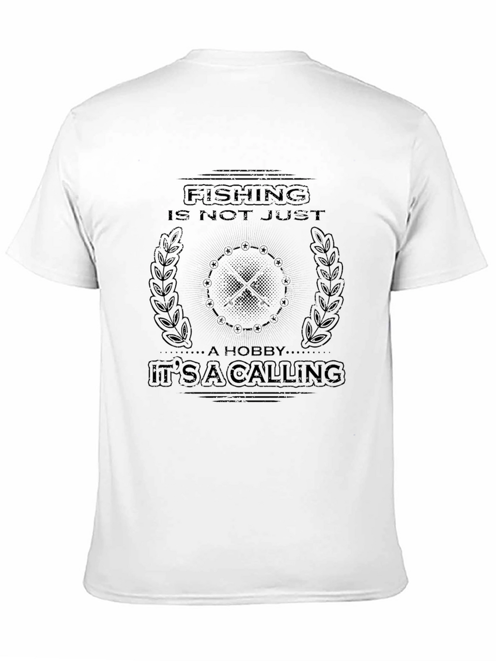 Fishing is a Calling Black T-Shirt
