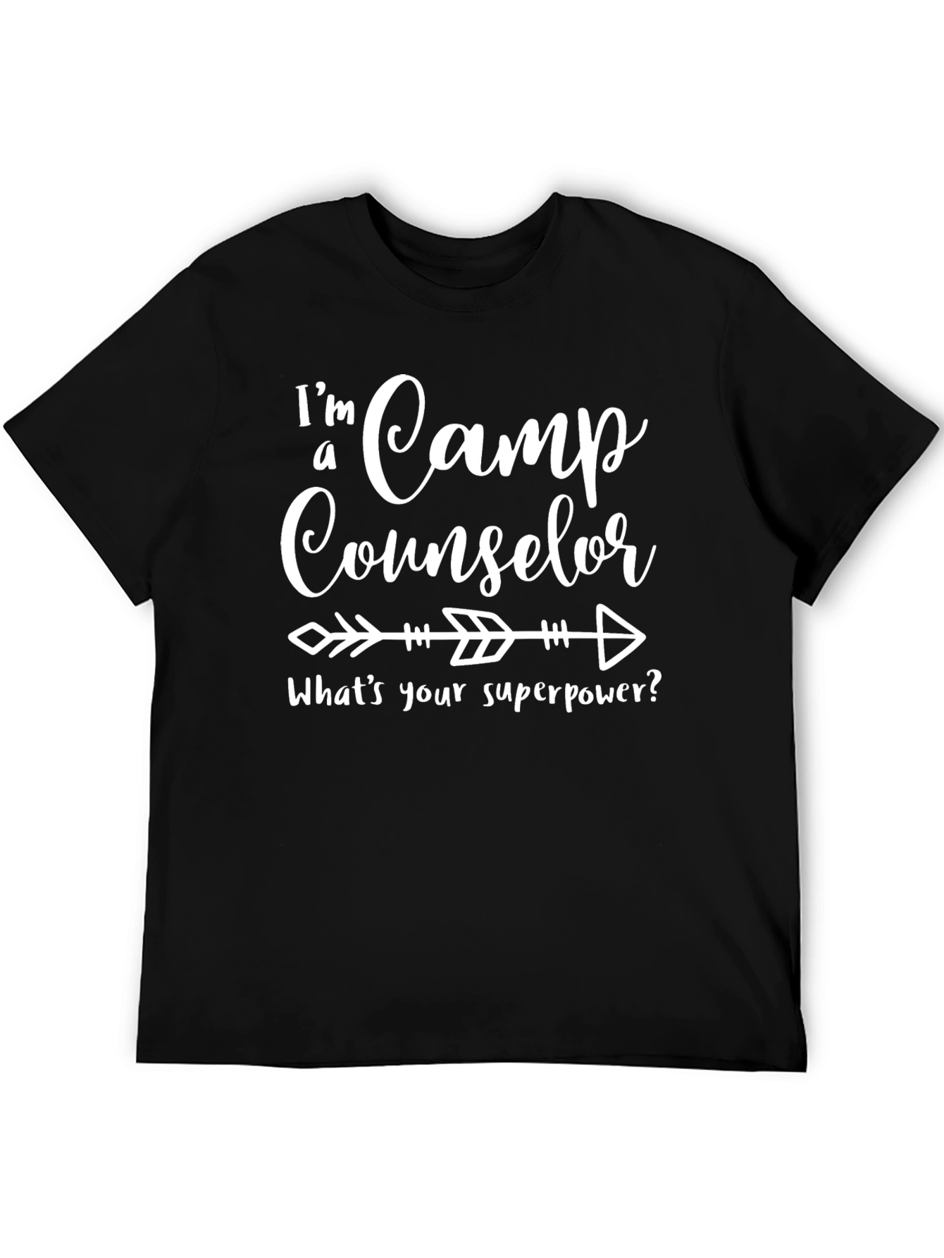 Camp Counselor Superpower Graphic Tee - Funny Unisex T-Shirt