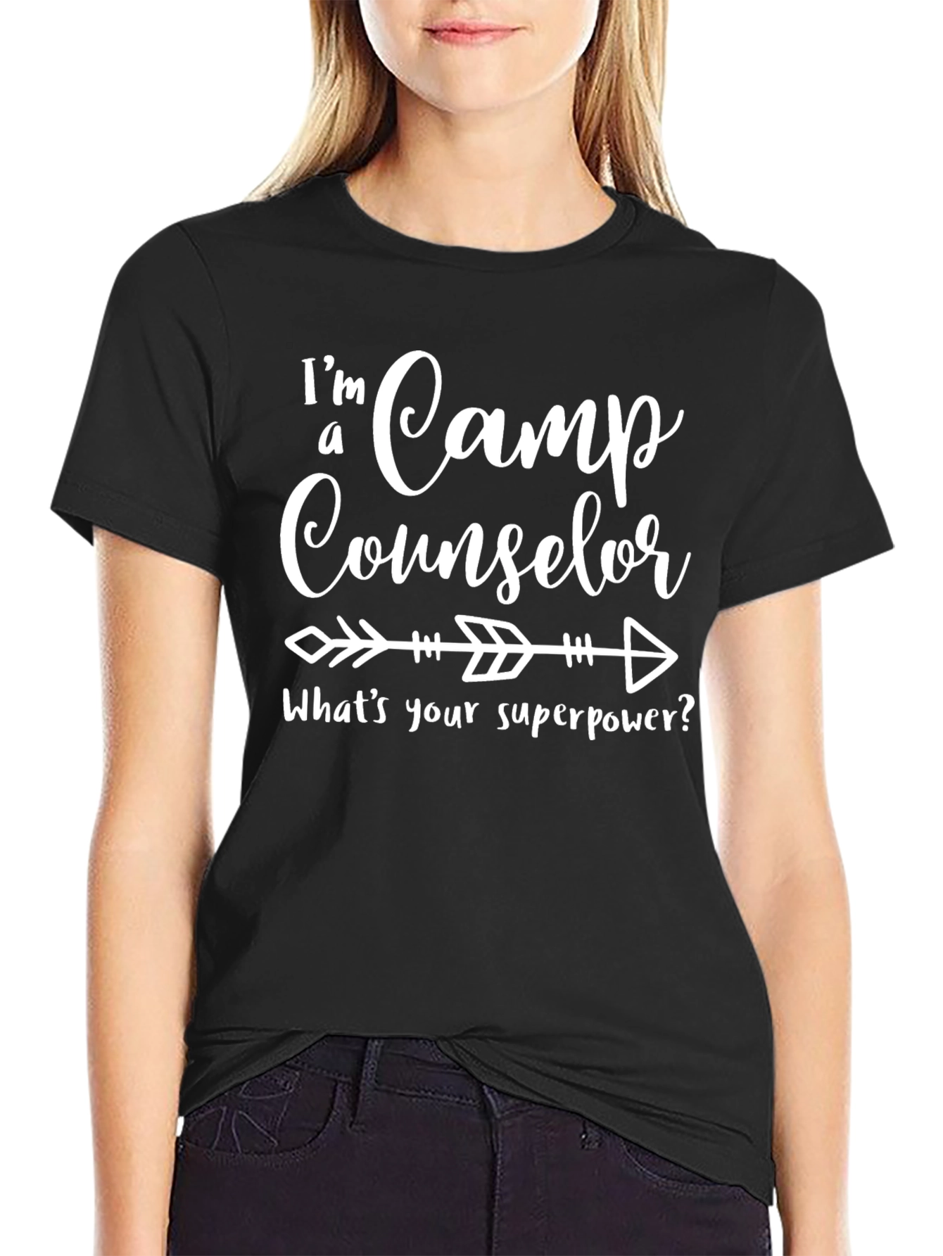 Camp Counselor Superpower Graphic Tee - Funny Unisex T-Shirt
