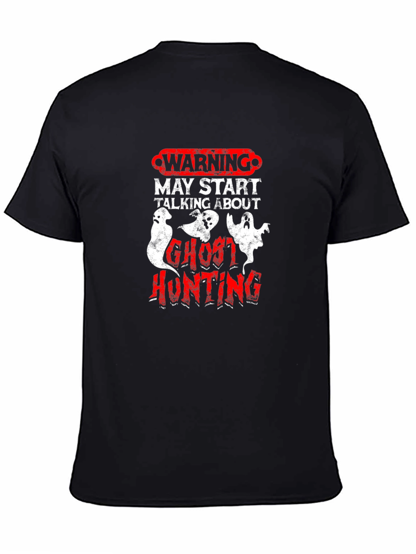 Ghost Hunting Warning T-Shirt