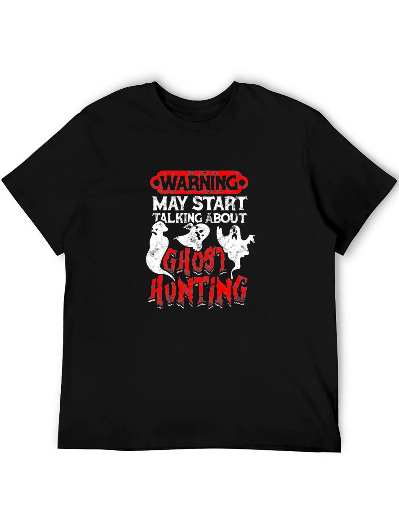 Ghost Hunting Warning T-Shirt