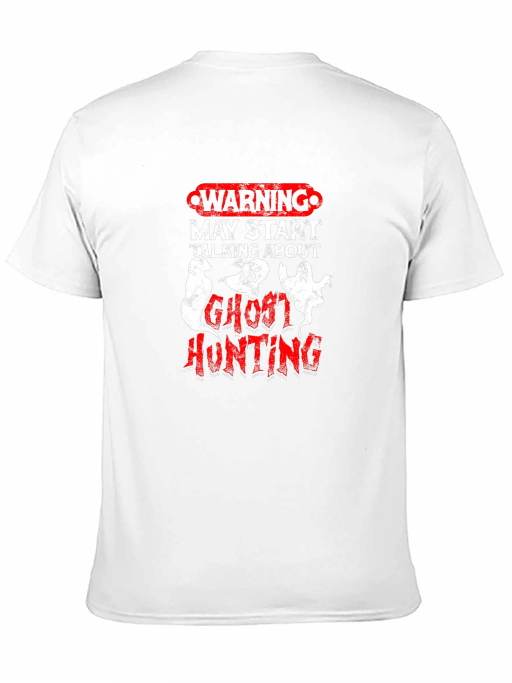 Ghost Hunting Warning T-Shirt
