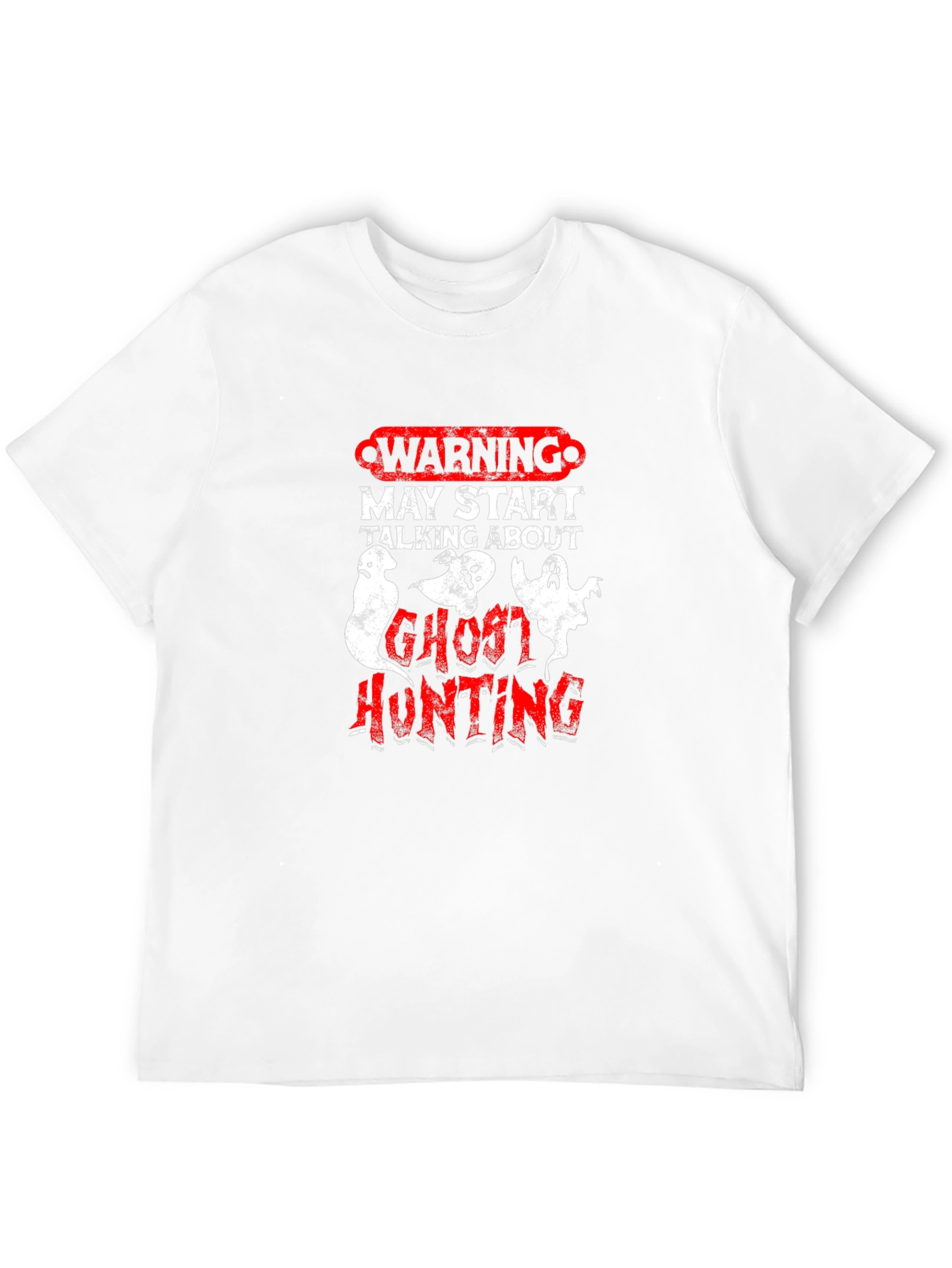 Ghost Hunting Warning T-Shirt