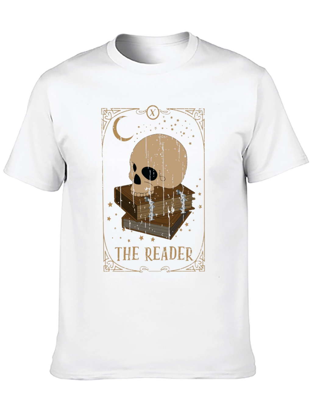 The Reader Tarot Card T-Shirt - Stylish Gothic Apparel