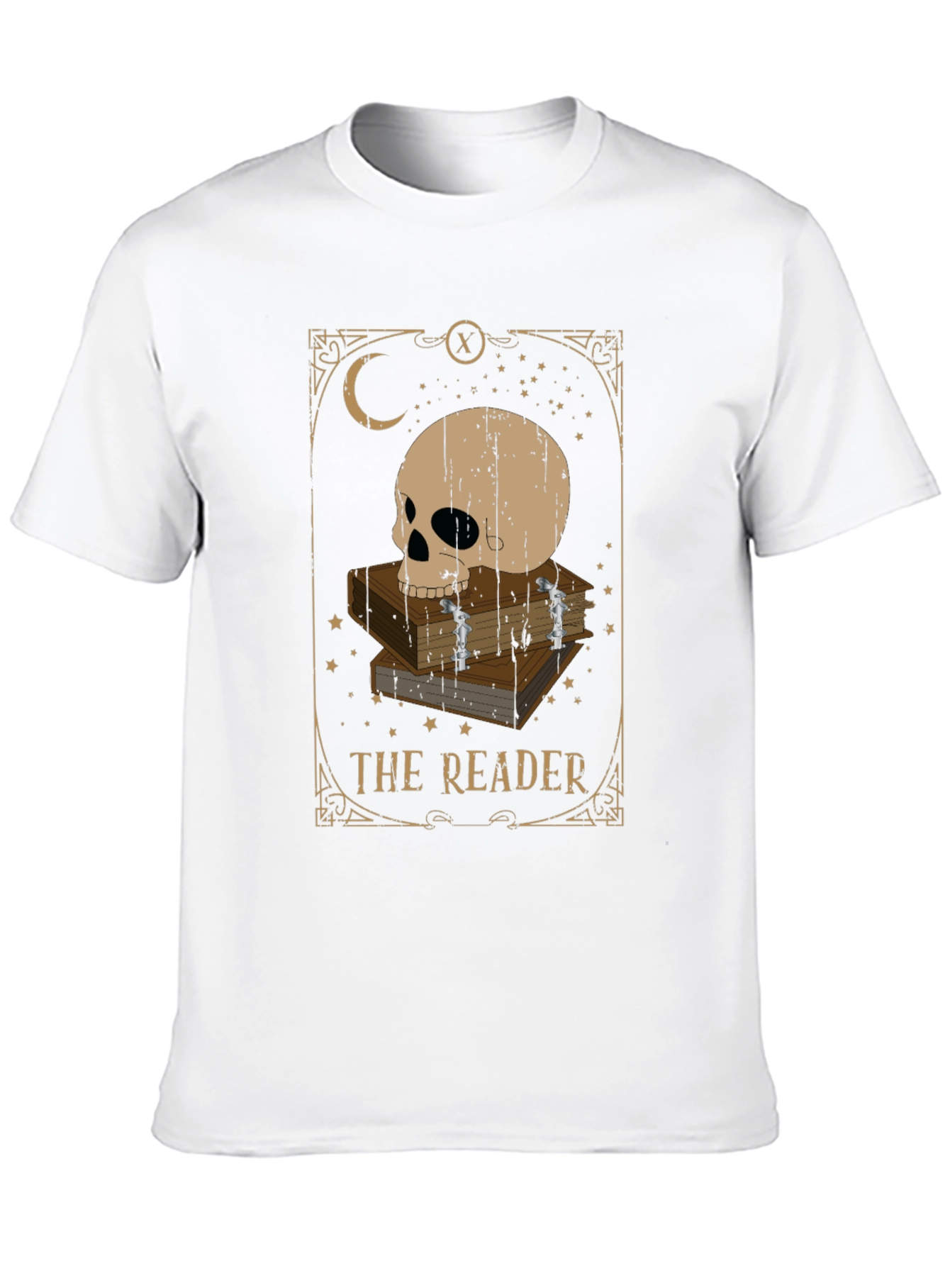 The Reader Tarot Card T-Shirt - Stylish Gothic Apparel