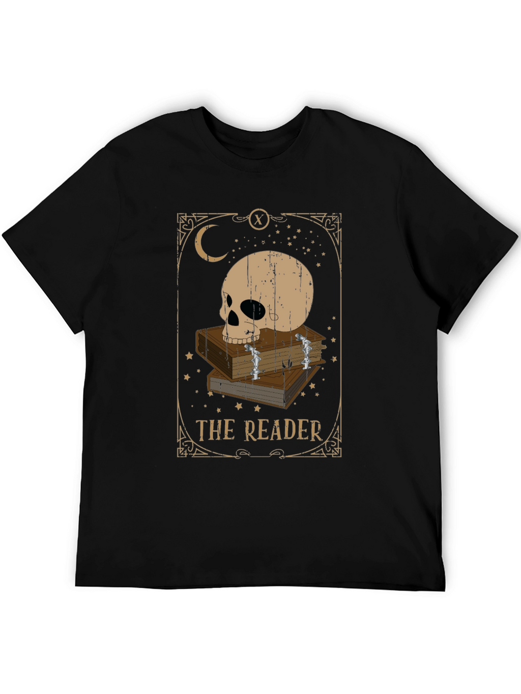 The Reader Tarot Card T-Shirt - Stylish Gothic Apparel