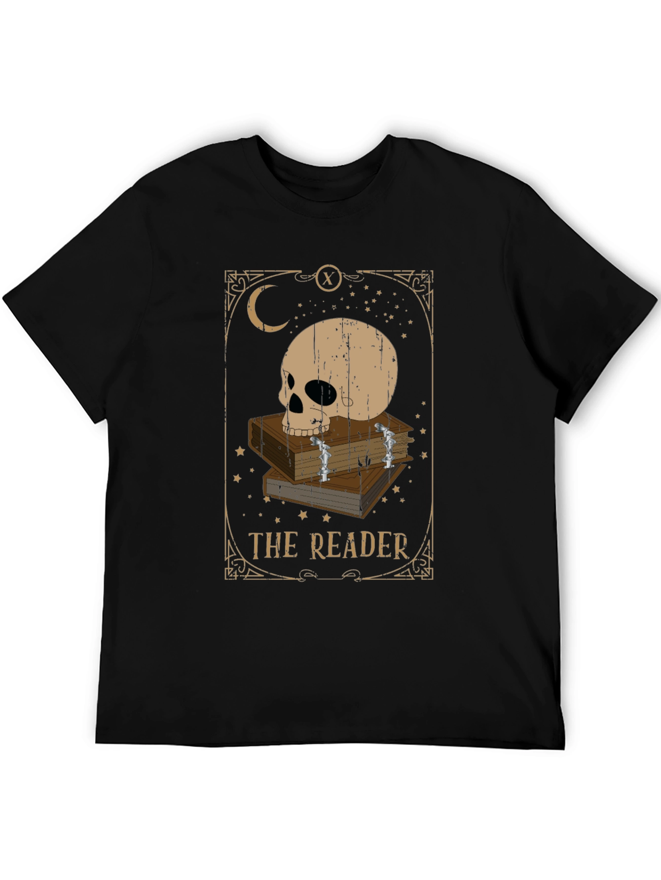 The Reader Tarot Card T-Shirt - Stylish Gothic Apparel