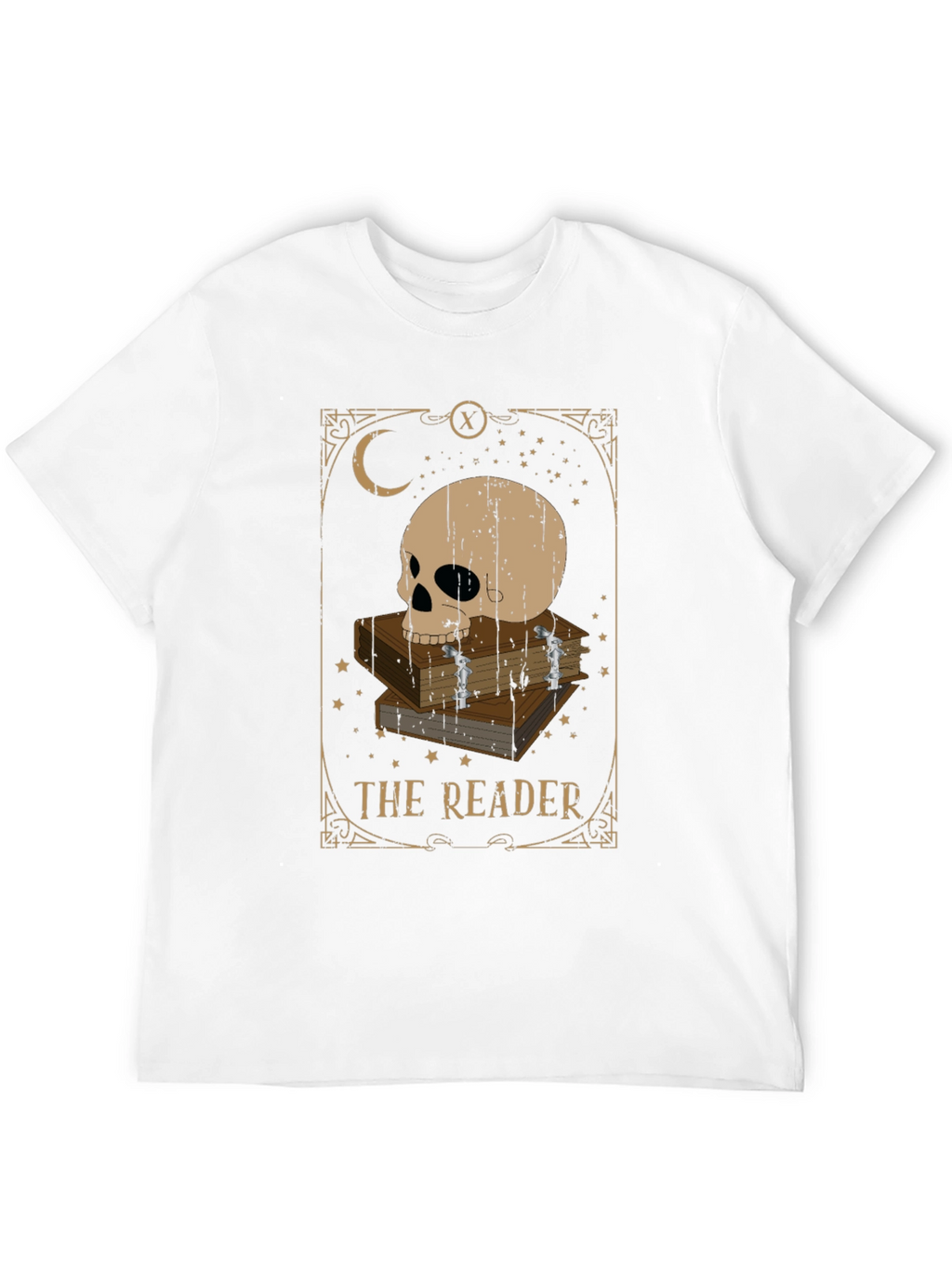 The Reader Tarot Card T-Shirt - Stylish Gothic Apparel