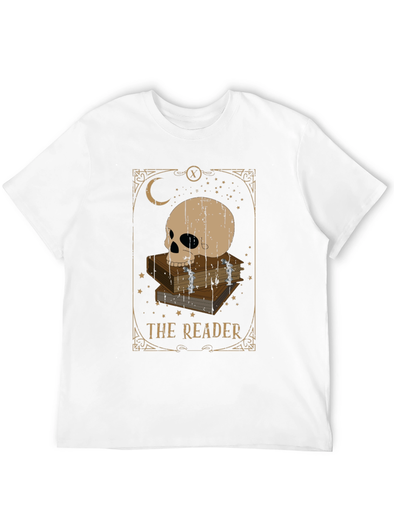 The Reader Tarot Card T-Shirt - Stylish Gothic Apparel