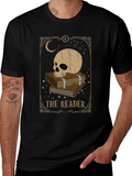 The Reader Tarot Card T-Shirt - Stylish Gothic Apparel