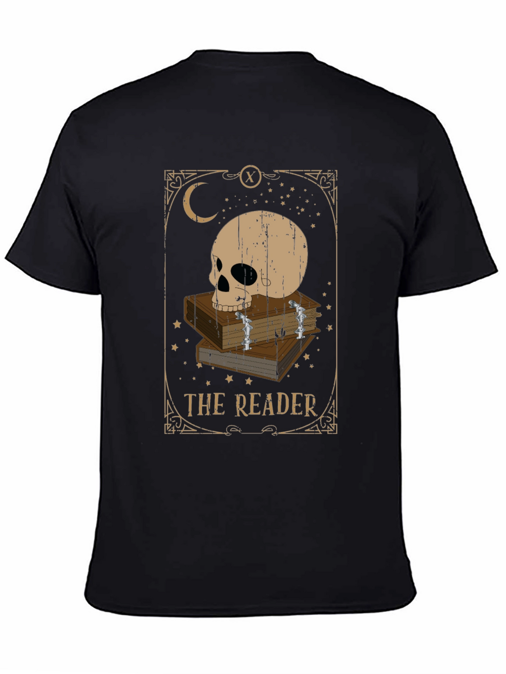 The Reader Tarot Card T-Shirt - Stylish Gothic Apparel