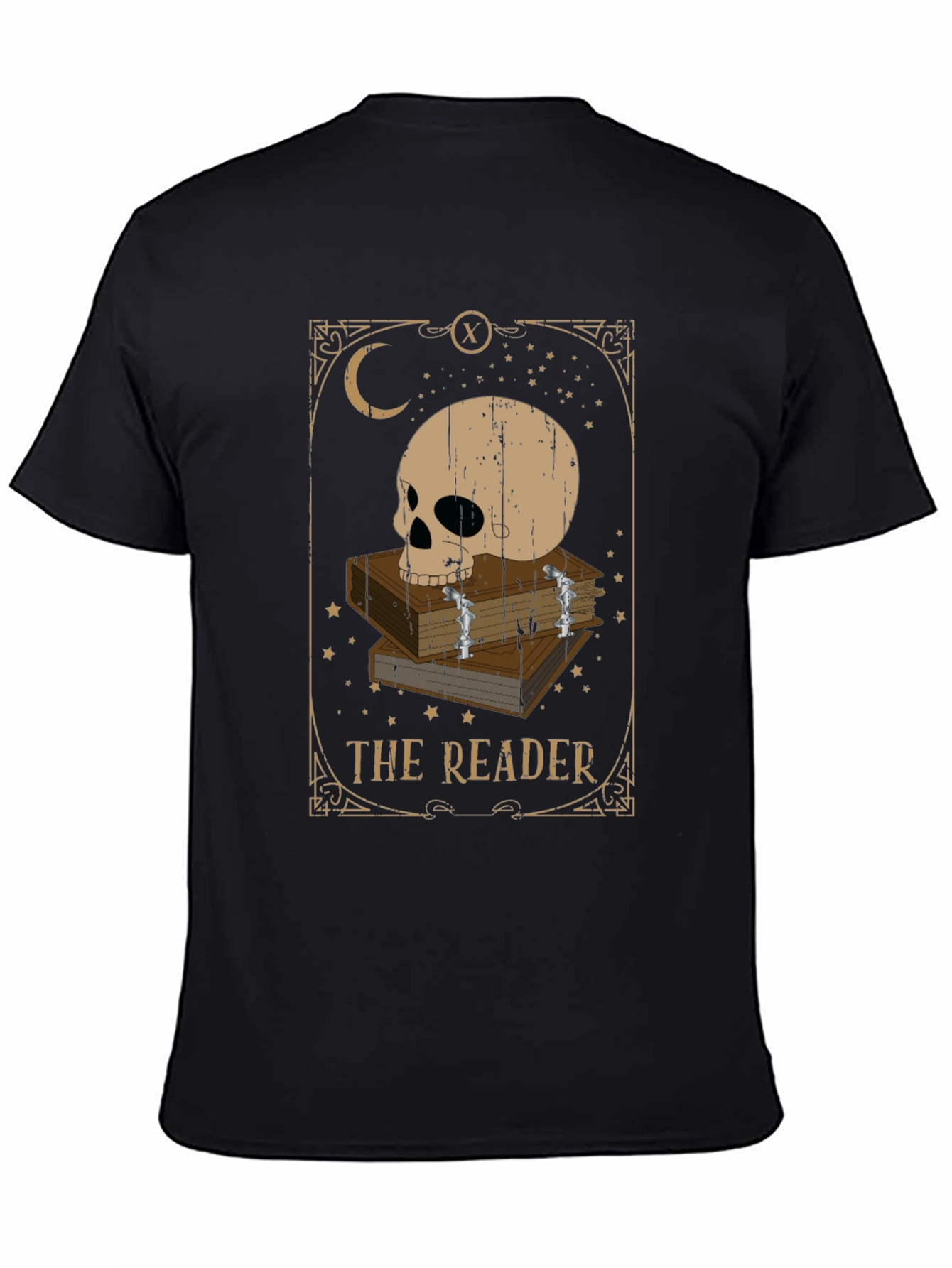 The Reader Tarot Card T-Shirt - Stylish Gothic Apparel