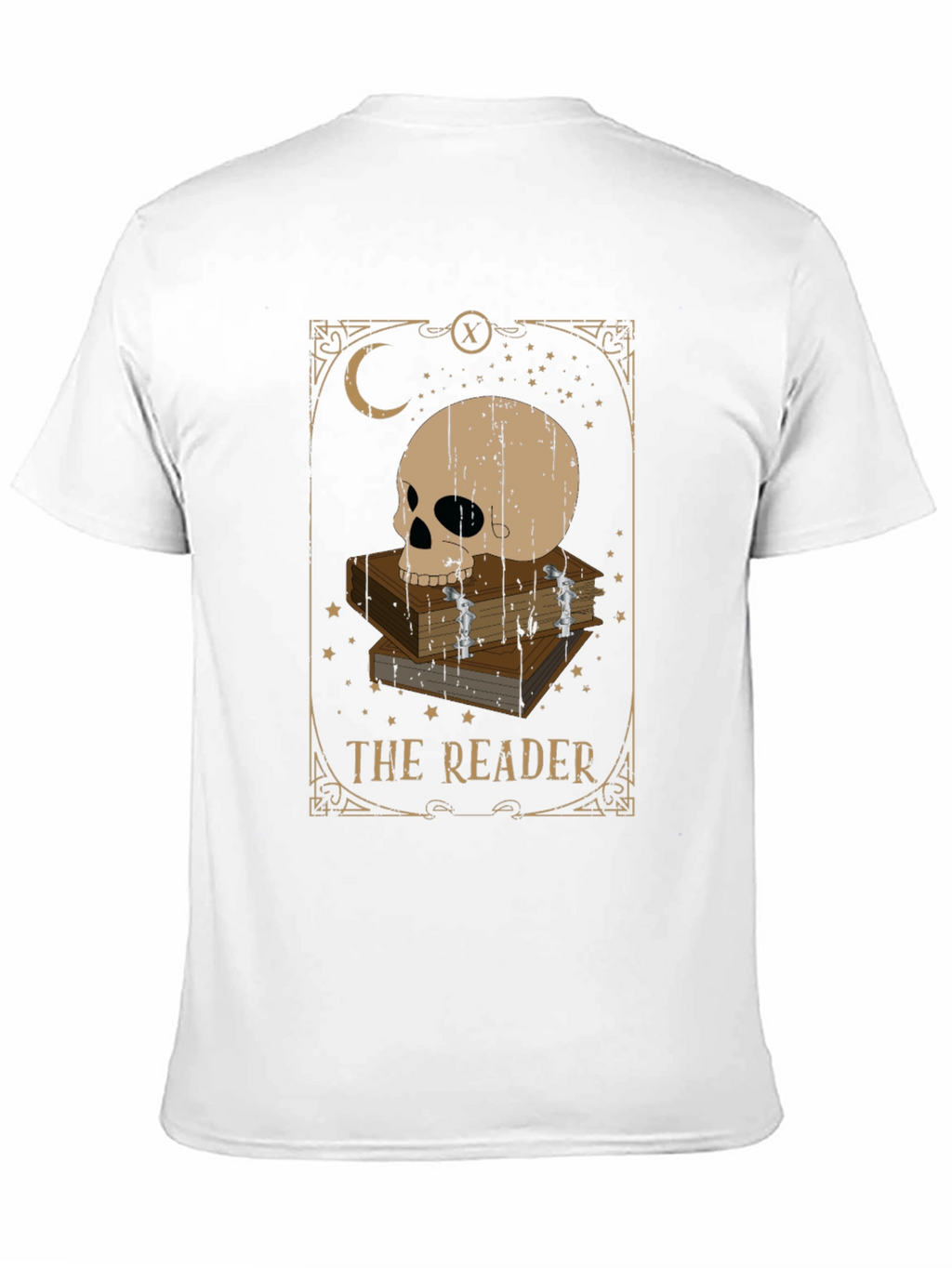 The Reader Tarot Card T-Shirt - Stylish Gothic Apparel
