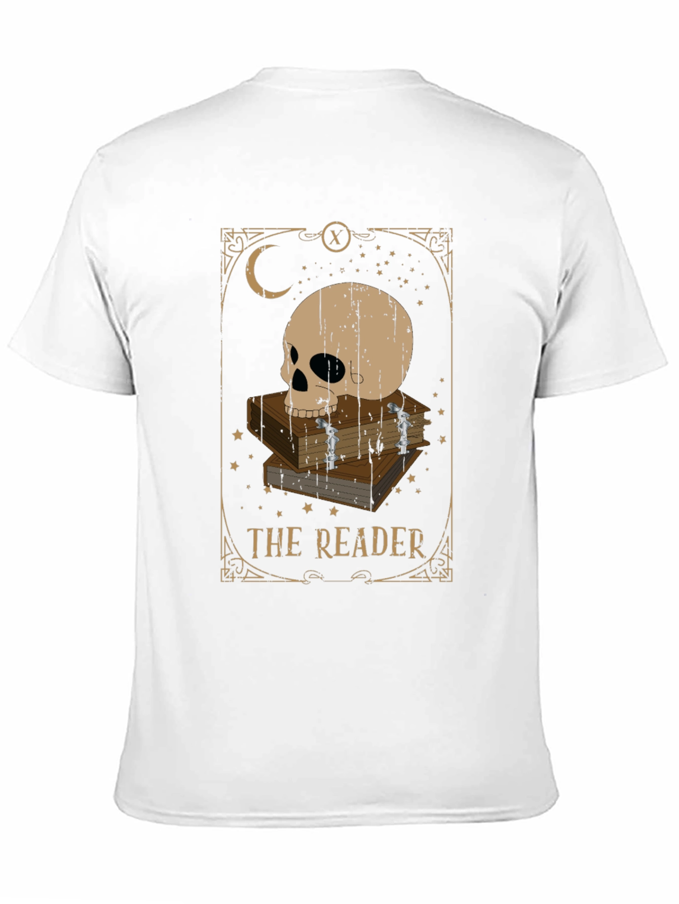 The Reader Tarot Card T-Shirt - Stylish Gothic Apparel