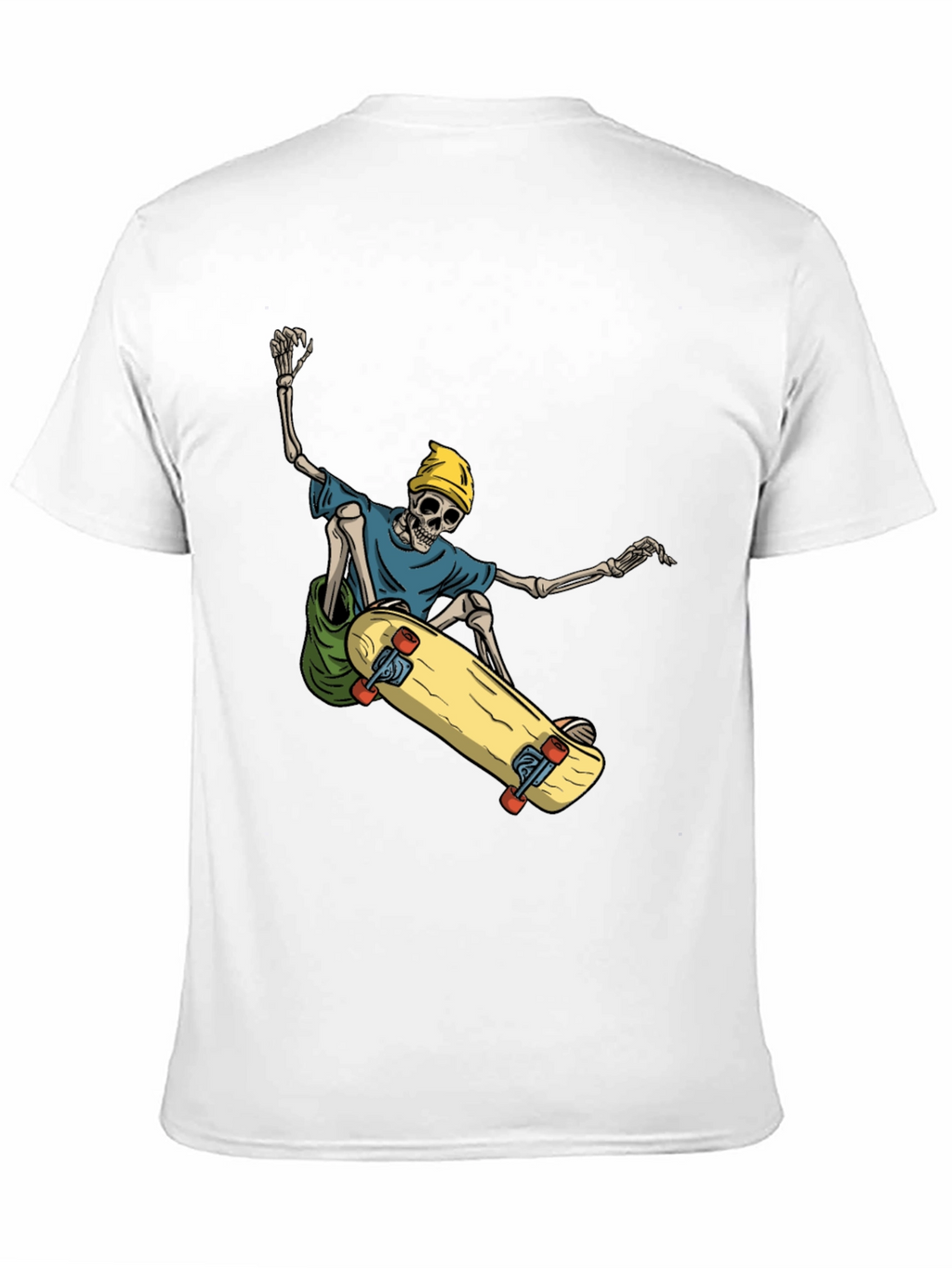 Skateboarding Skeleton Graphic Tee - Cool and Unique!