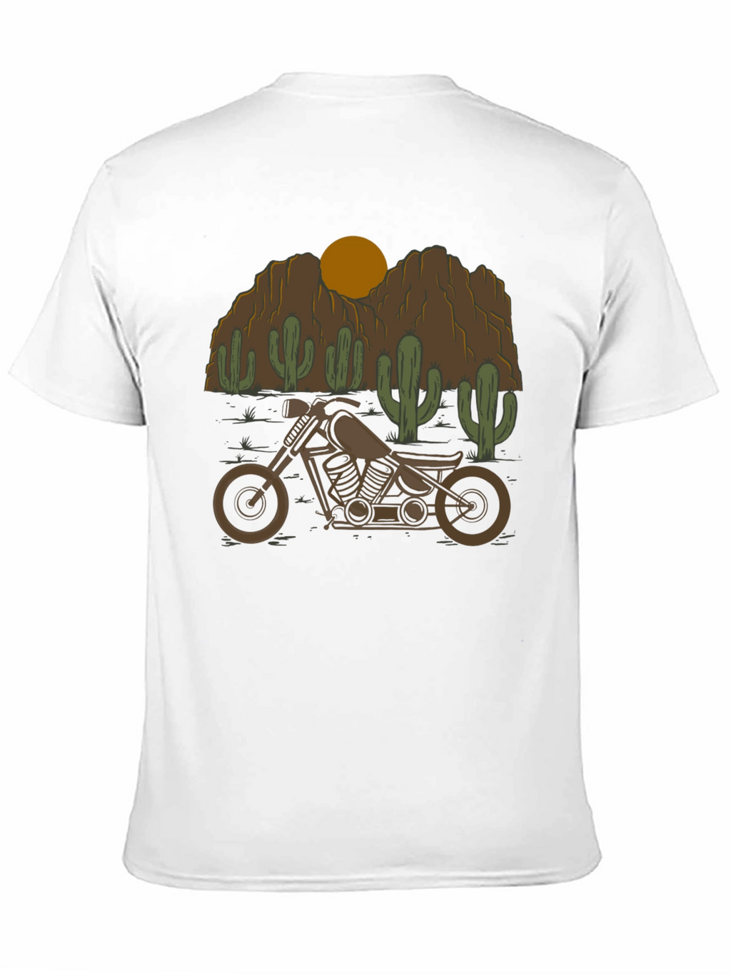 Motorcycle Desert Graphic Tee