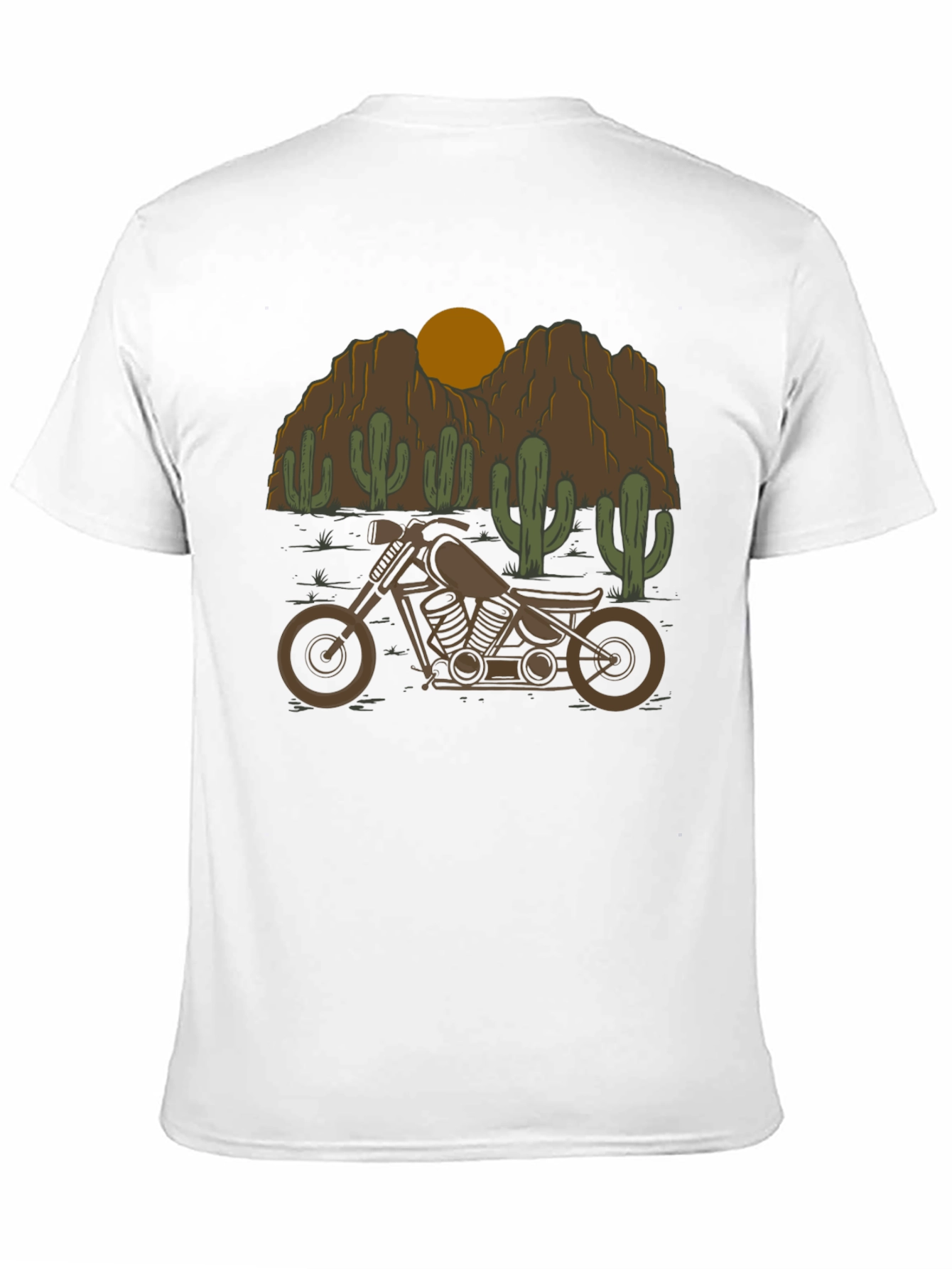 Motorcycle Desert Graphic Tee