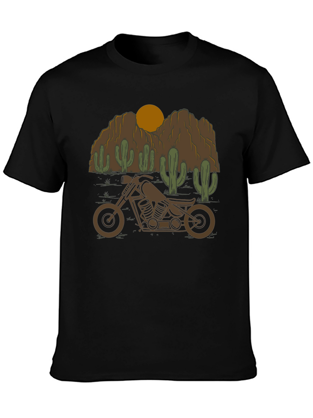 Motorcycle Desert Graphic Tee