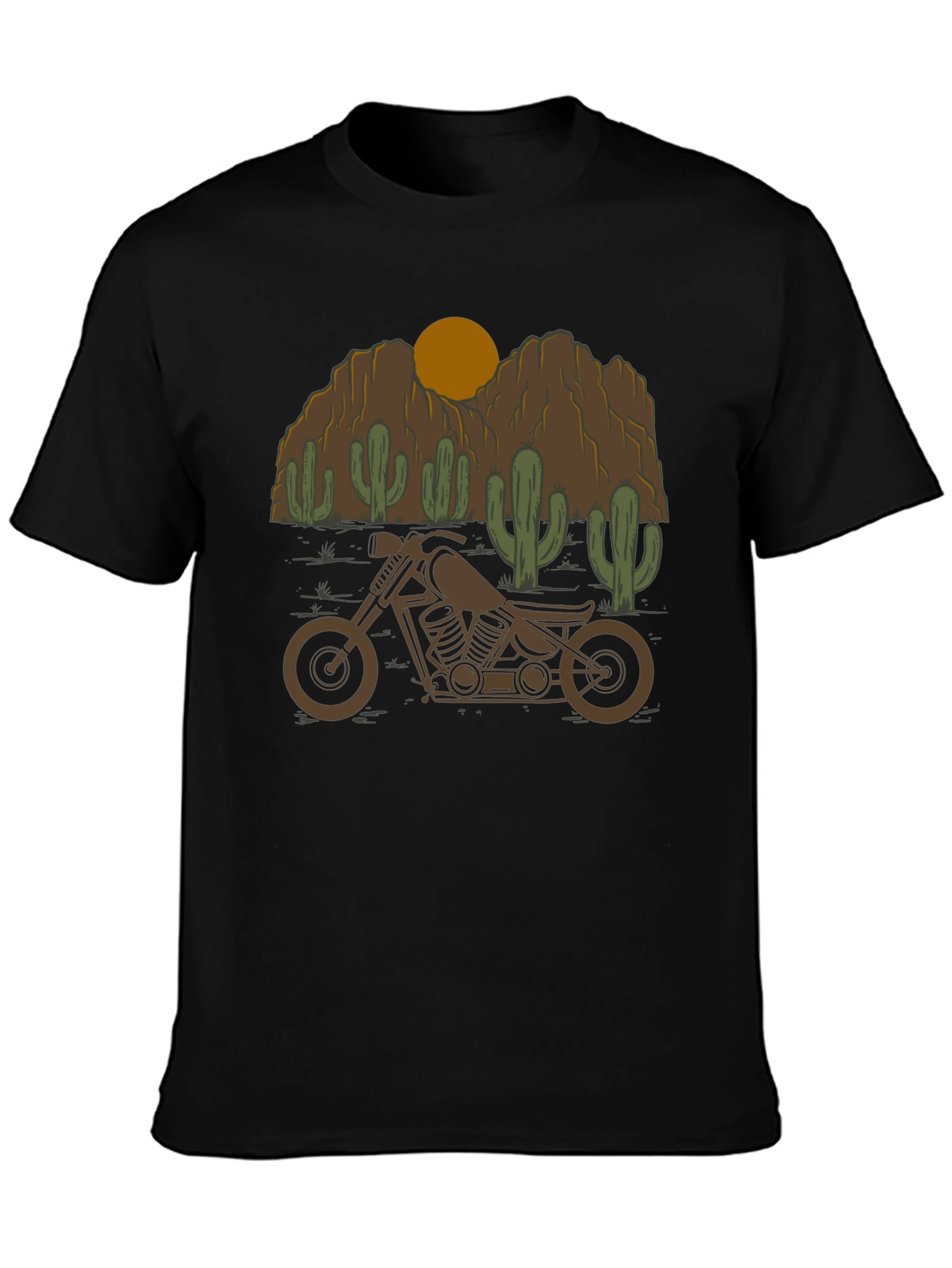 Motorcycle Desert Graphic Tee