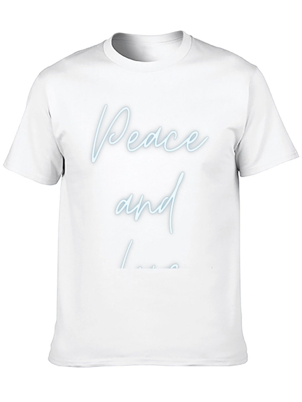 Peace and Love T-Shirt - Casual Comfort