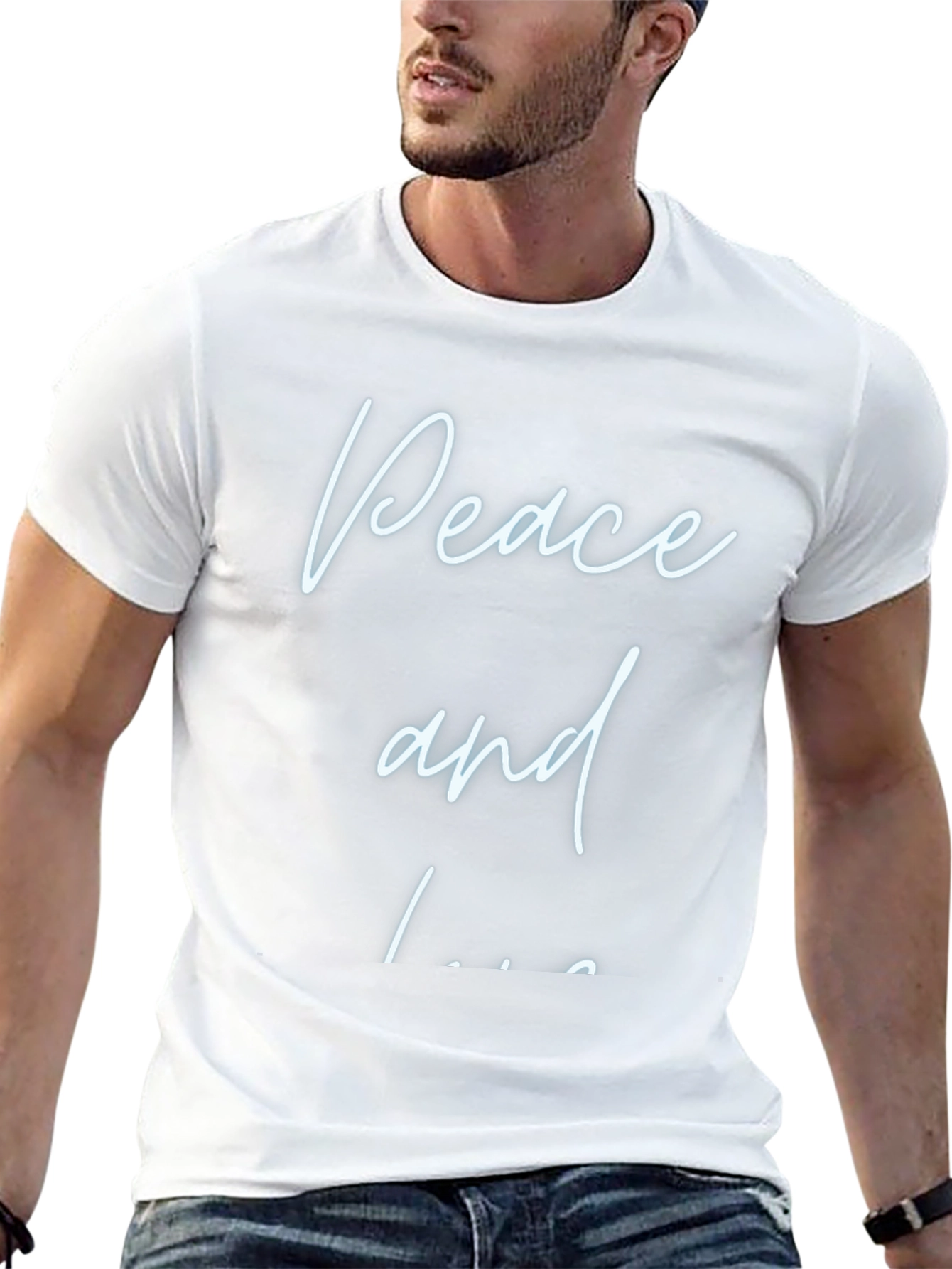 Peace and Love T-Shirt - Casual Comfort