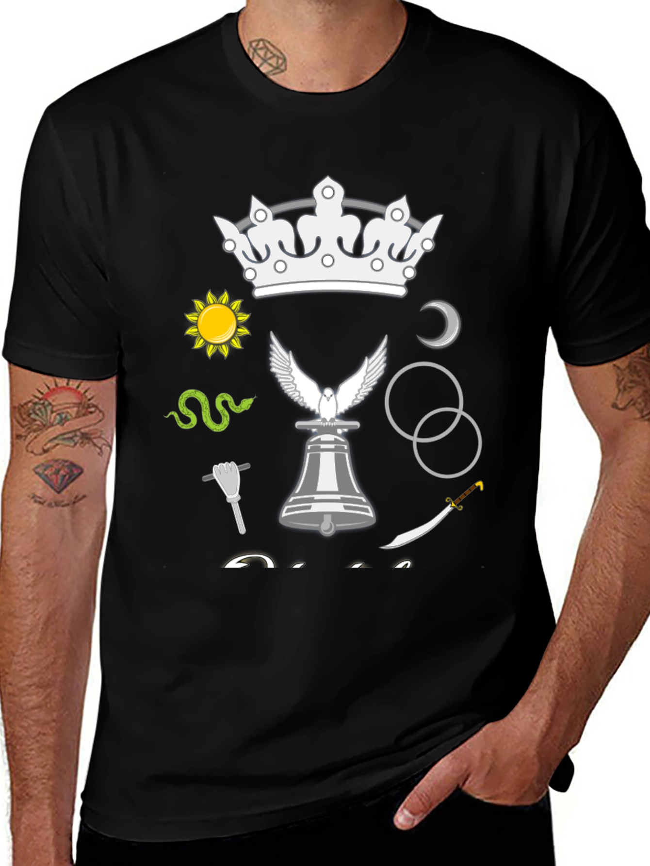 Symbolic Graphic Print T-Shirt