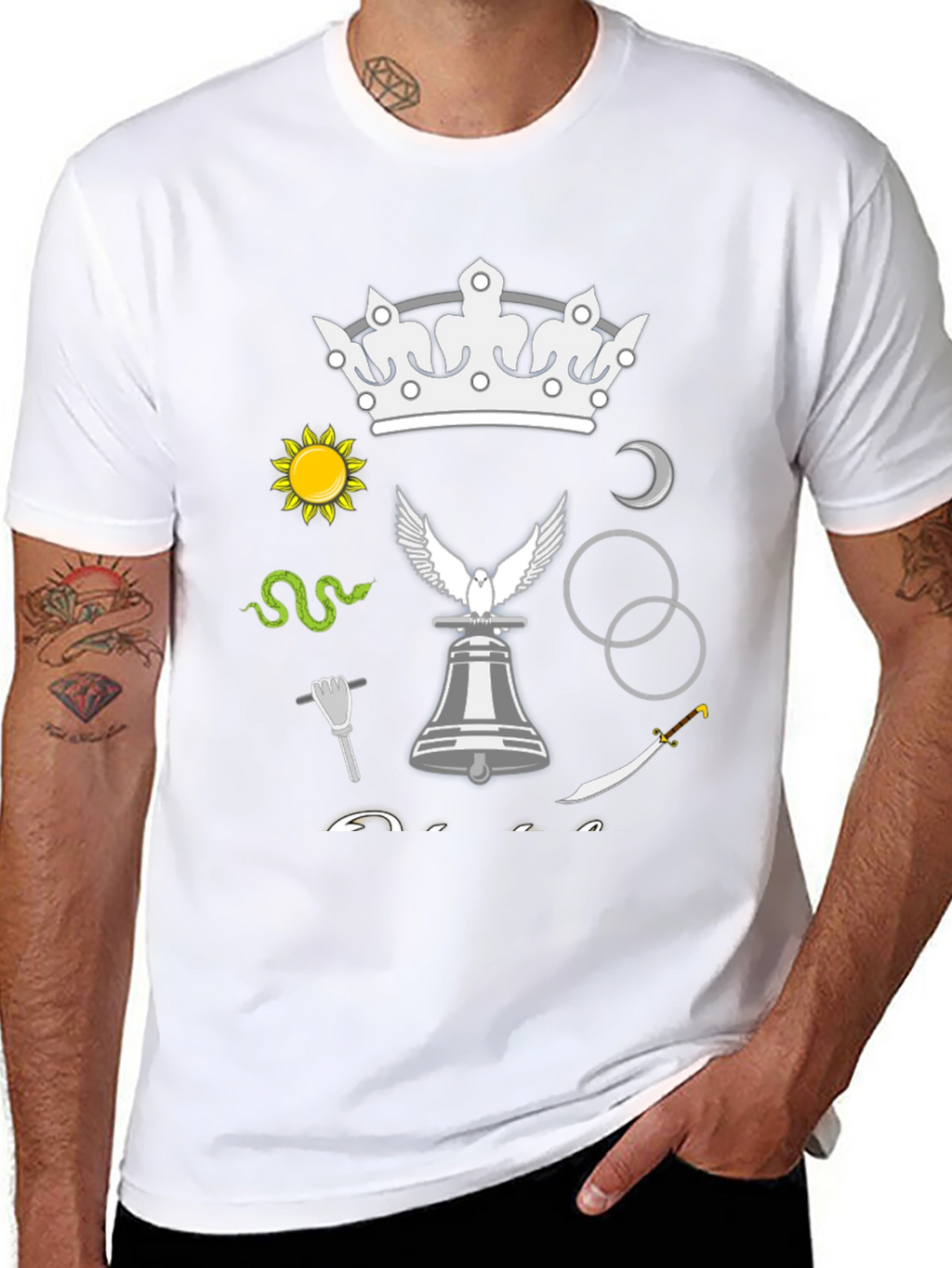 Symbolic Graphic Print T-Shirt