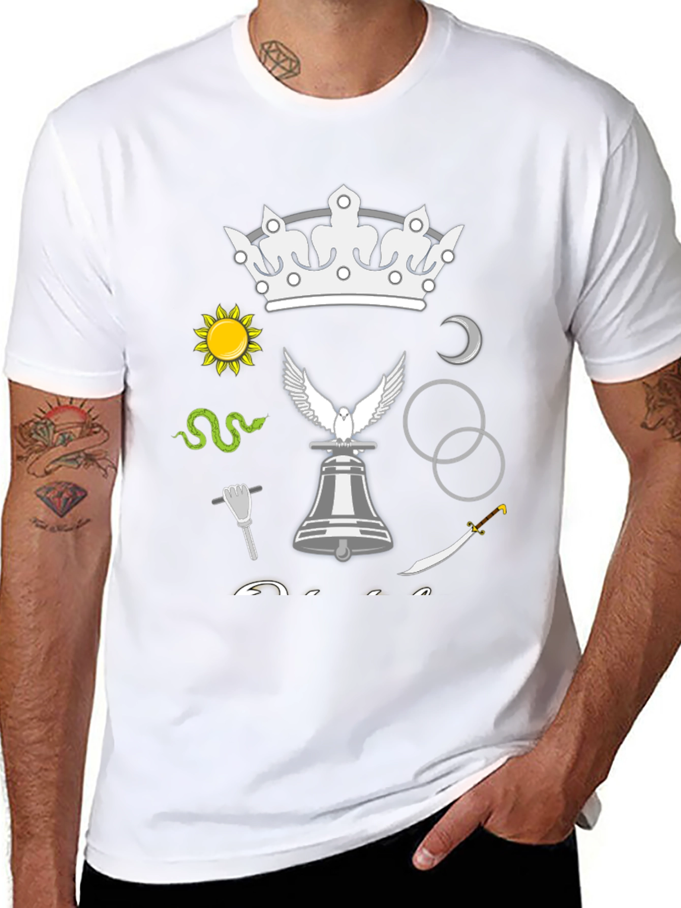 Symbolic Graphic Print T-Shirt