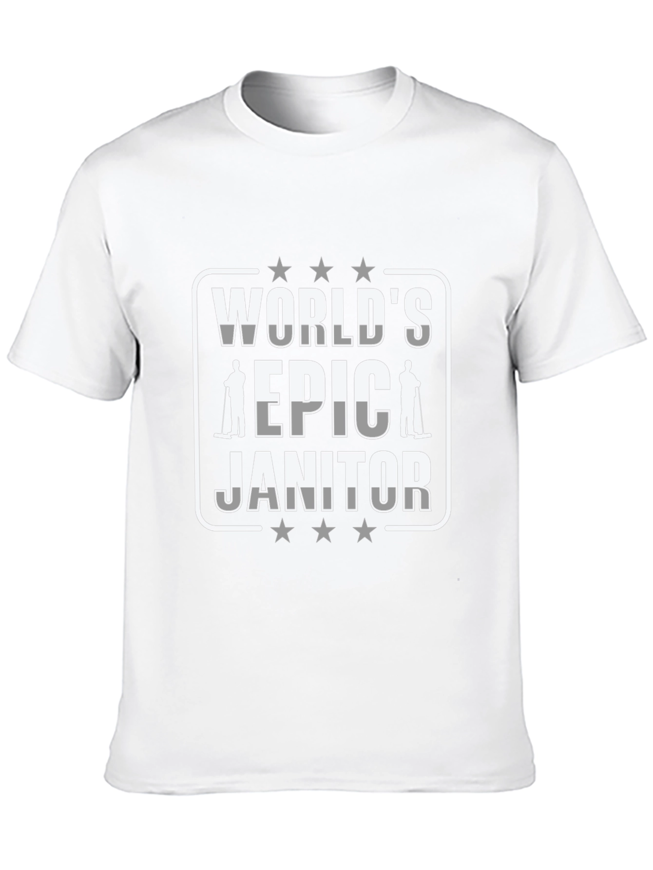 Worlds Epic Janitor Graphic T-Shirt