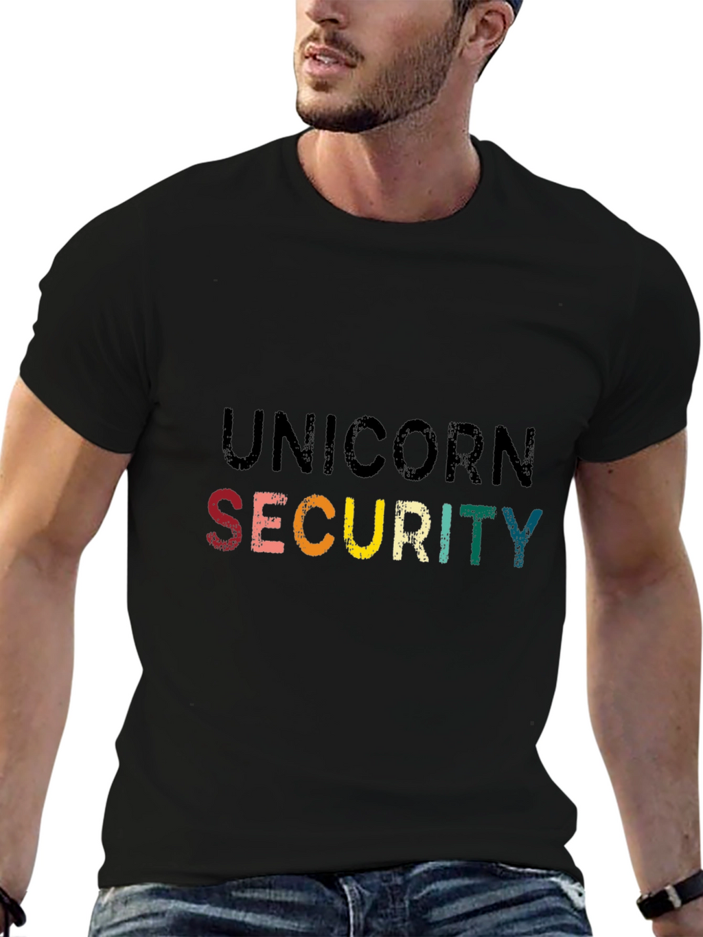 Unicorn Security Graphic T-Shirt