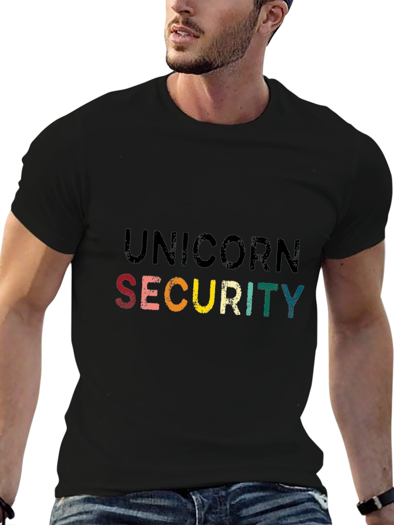 Unicorn Security Graphic T-Shirt