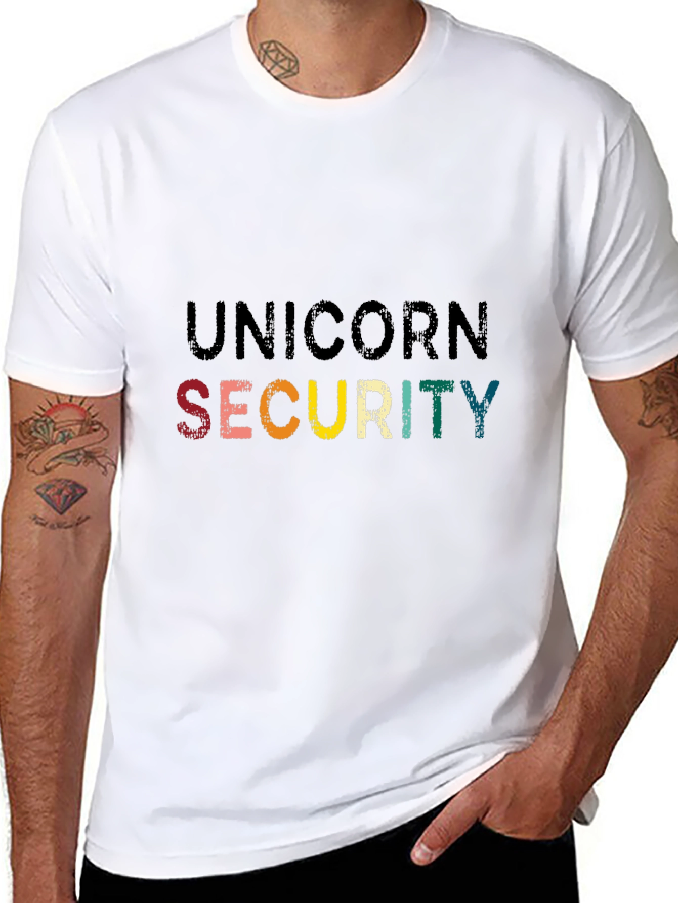 Unicorn Security Graphic T-Shirt