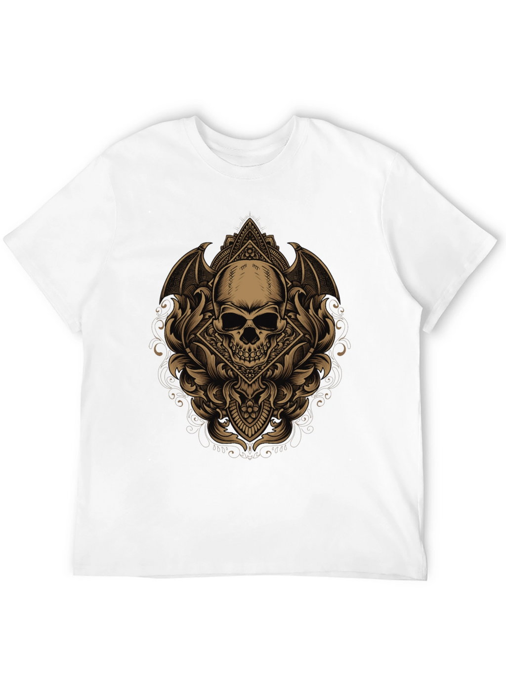 Skull Graphic Tee - Dark Gothic Style