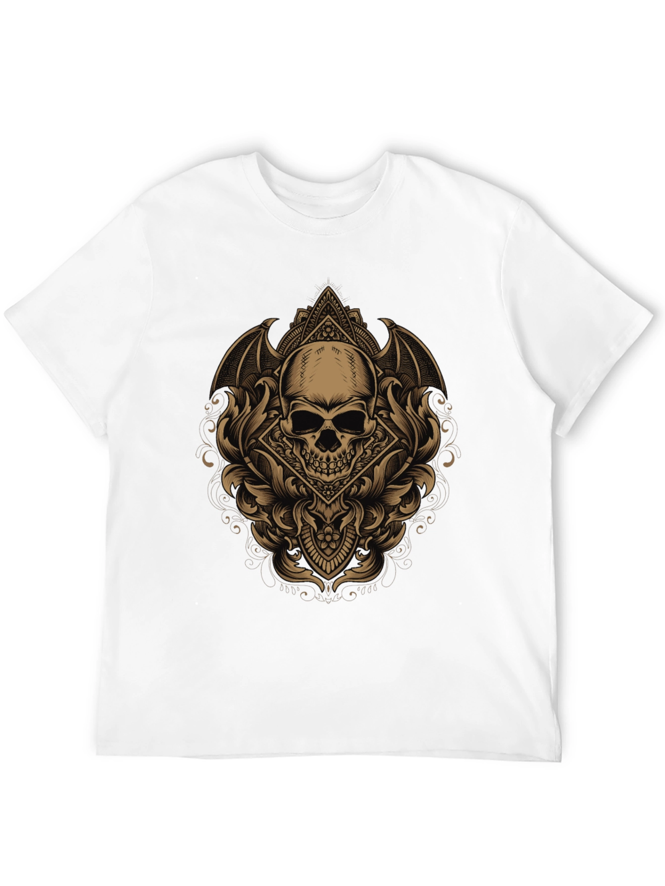 Skull Graphic Tee - Dark Gothic Style