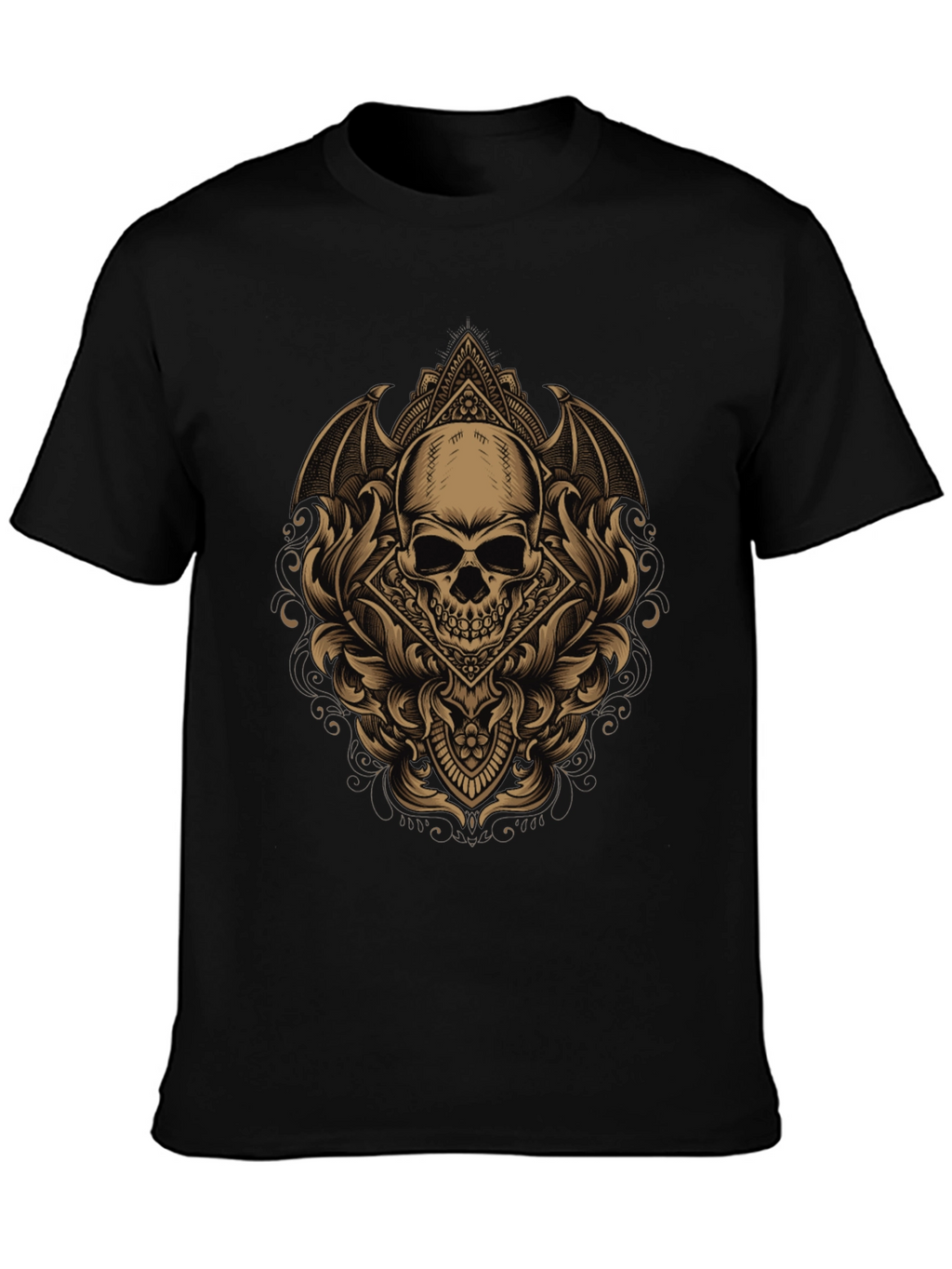 Skull Graphic Tee - Dark Gothic Style