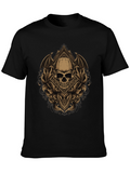 Skull Graphic Tee - Dark Gothic Style