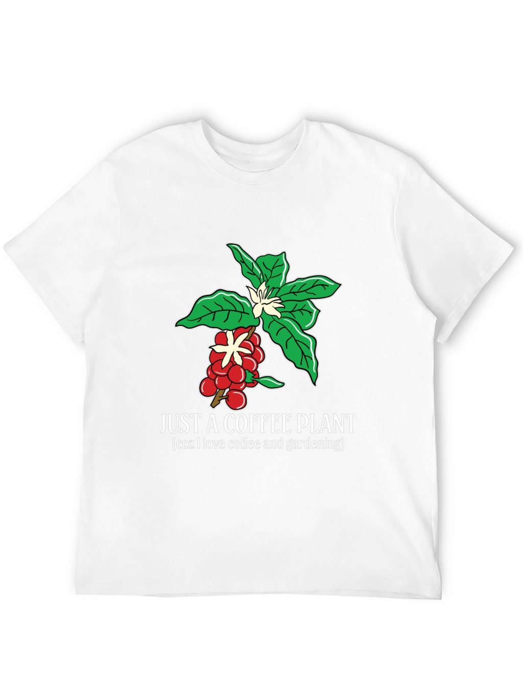 Coffee Plant Lover T-Shirt Gardening Gift Tee