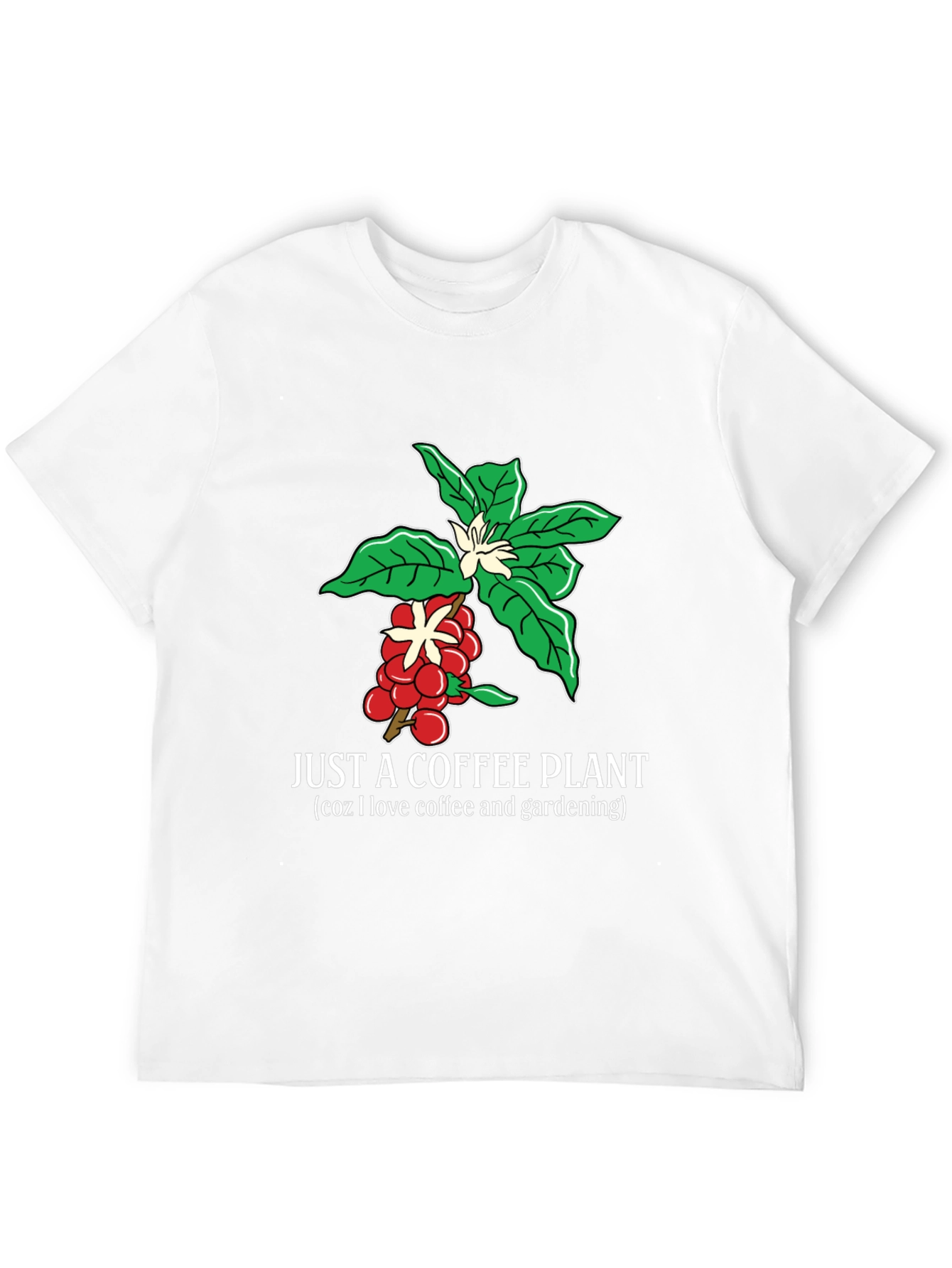 Coffee Plant Lover T-Shirt Gardening Gift Tee
