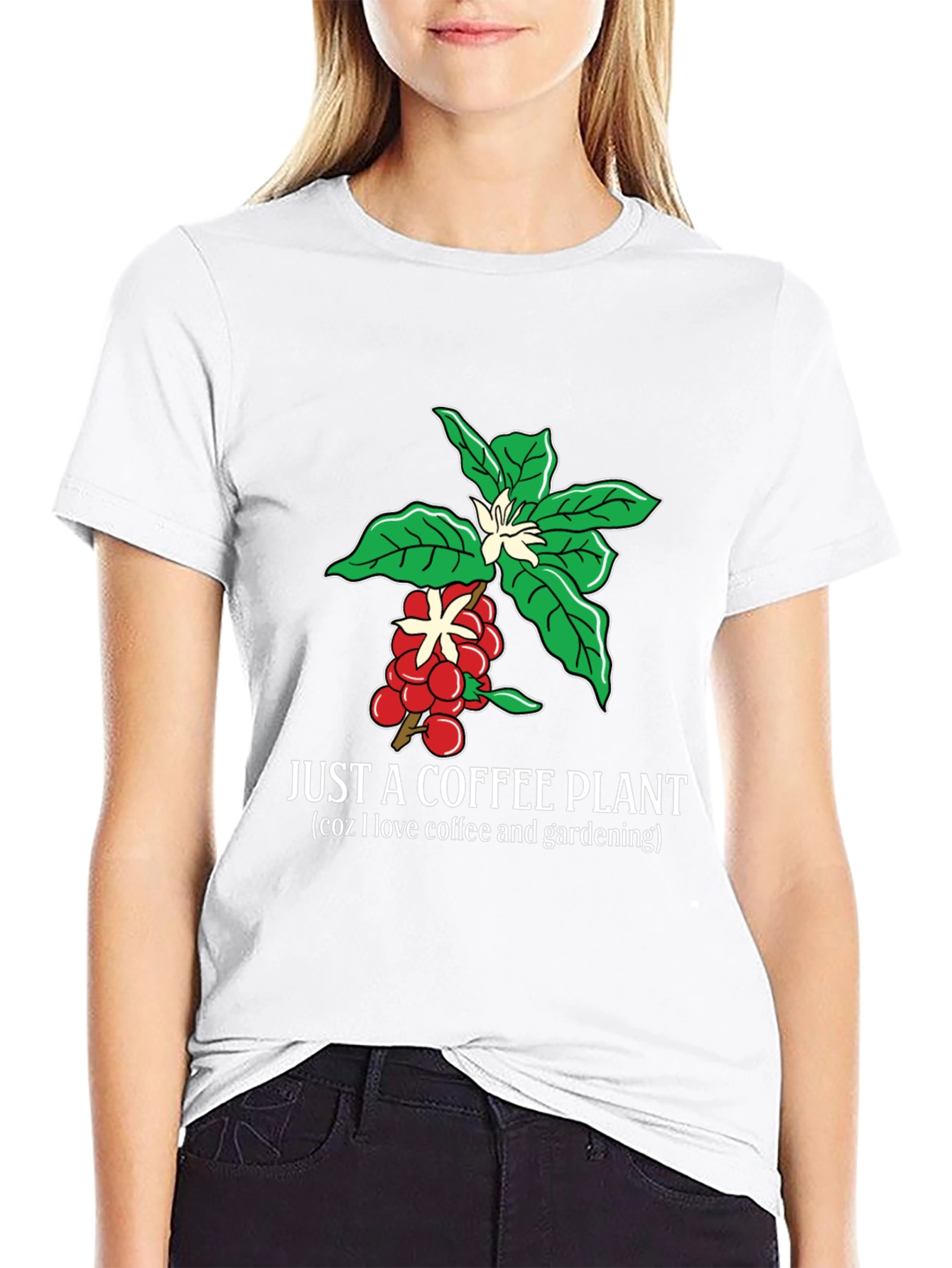 Coffee Plant Lover T-Shirt Gardening Gift Tee
