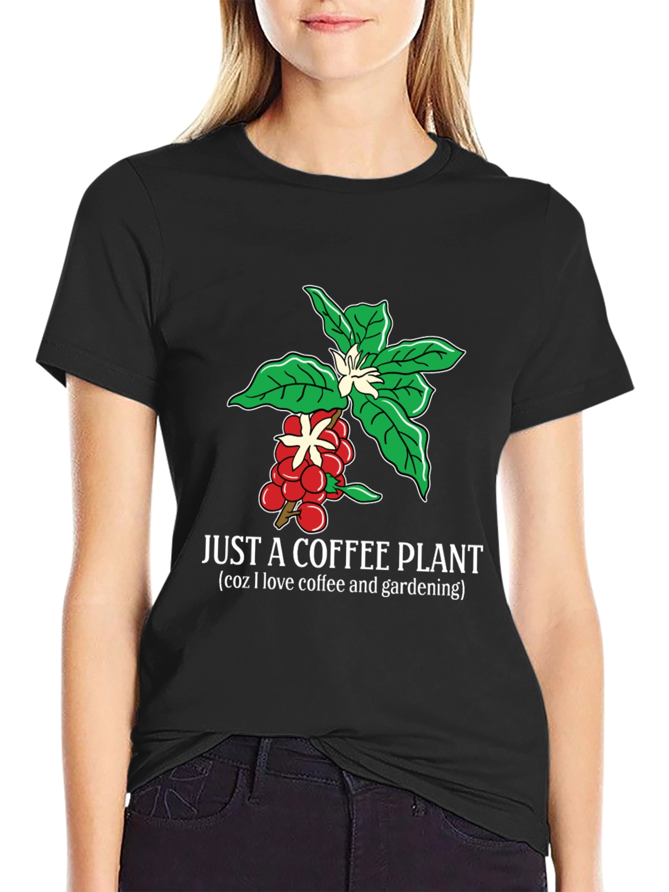 Coffee Plant Lover T-Shirt Gardening Gift Tee