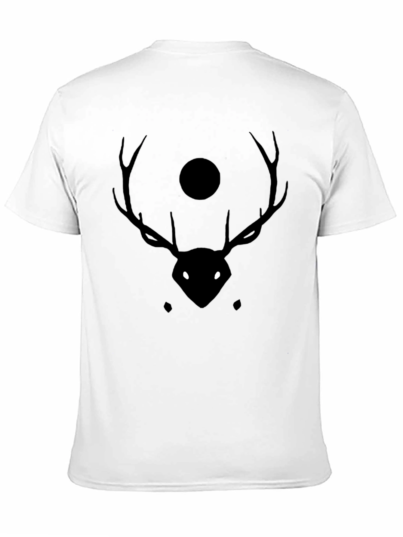 Mystic Deer Black T-Shirt - Stylish Graphic Tee