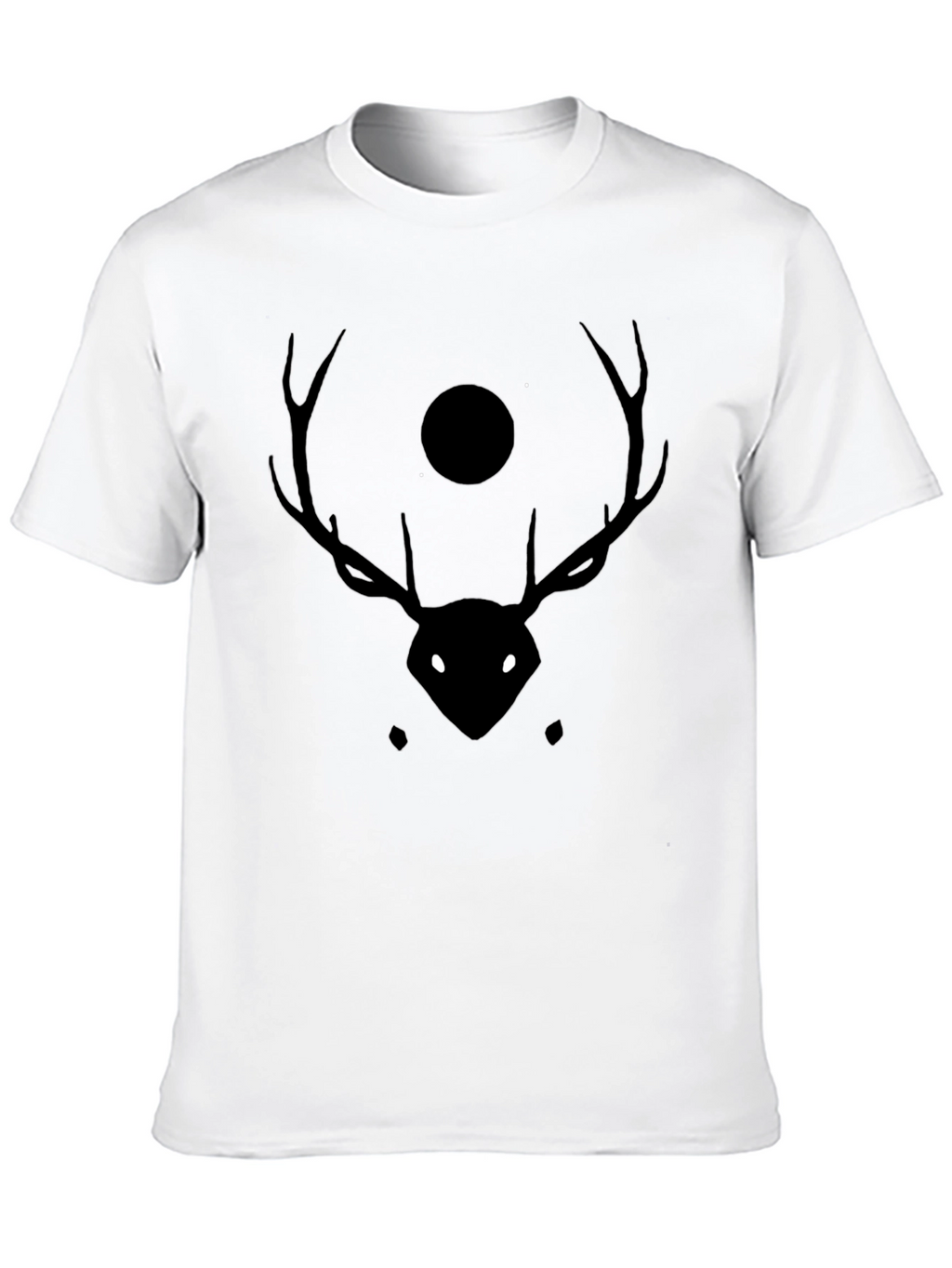 Mystic Deer Black T-Shirt - Stylish Graphic Tee