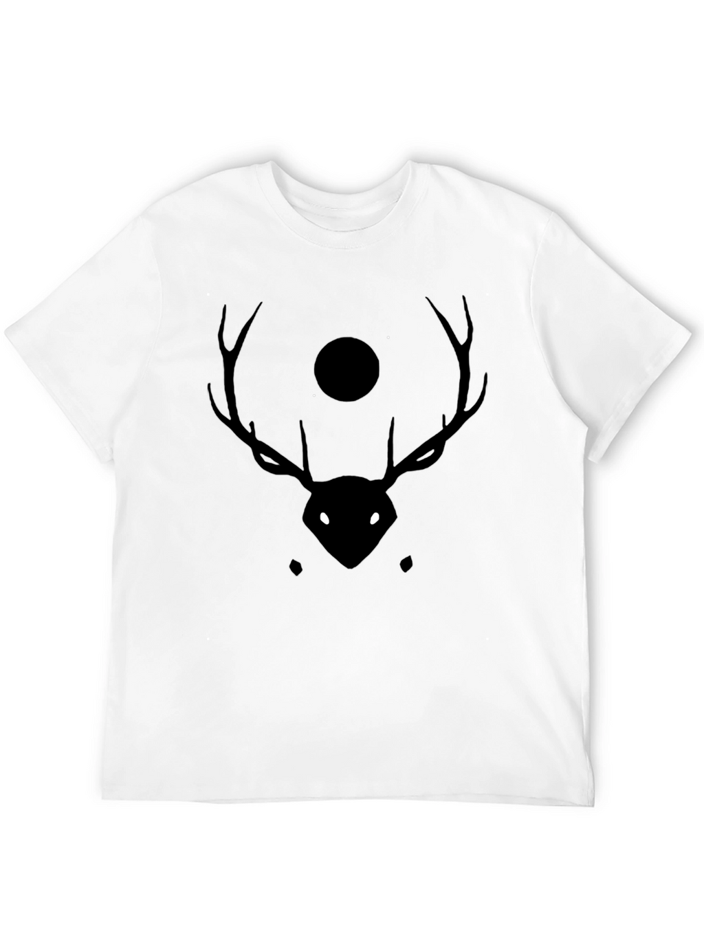 Mystic Deer Black T-Shirt - Stylish Graphic Tee