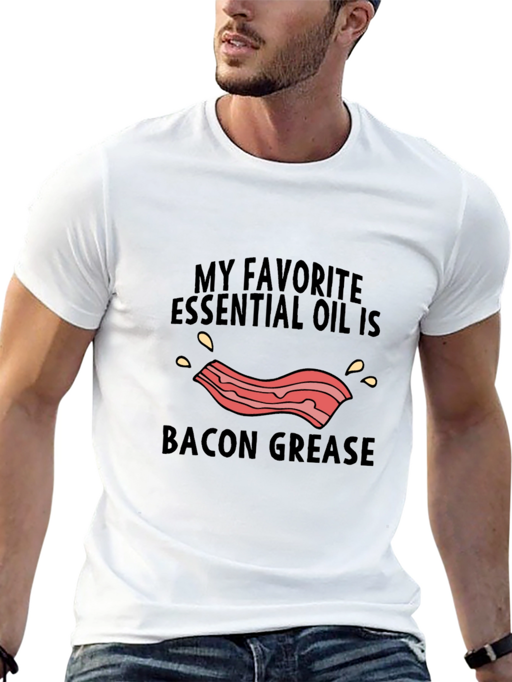 Bacon Grease Essential Oil Graphic Tee