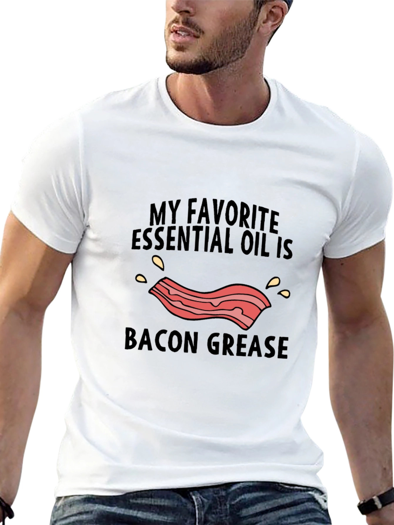 Bacon Grease Essential Oil Graphic Tee