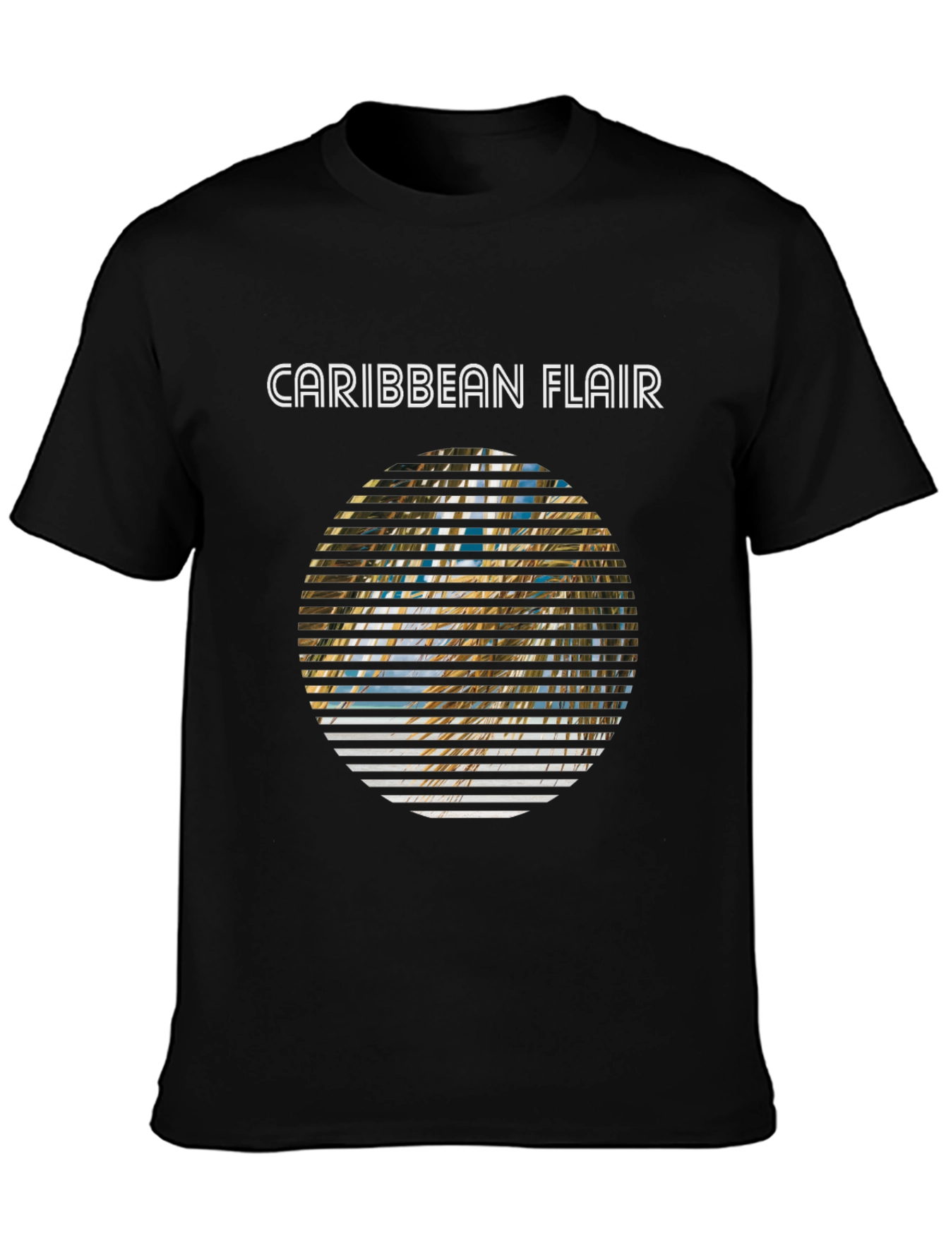 Caribbean Flair Graphic T-Shirt