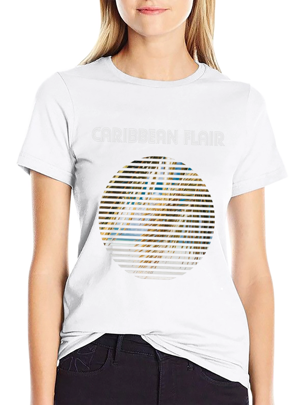 Caribbean Flair Graphic T-Shirt